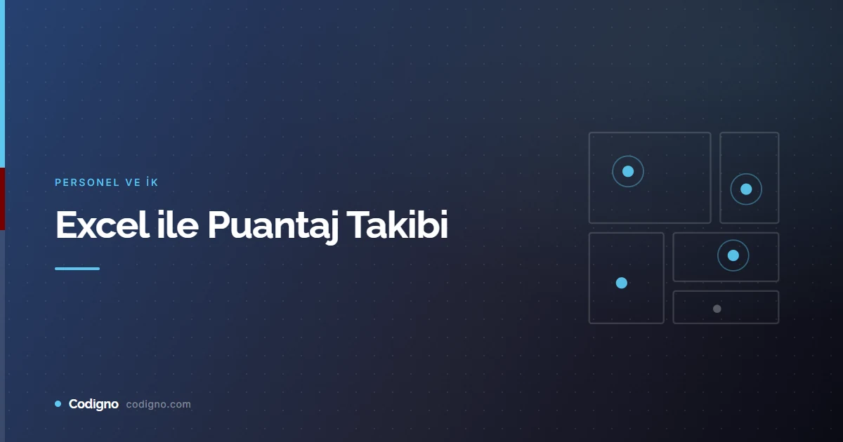 Excel ile Puantaj Takibi
