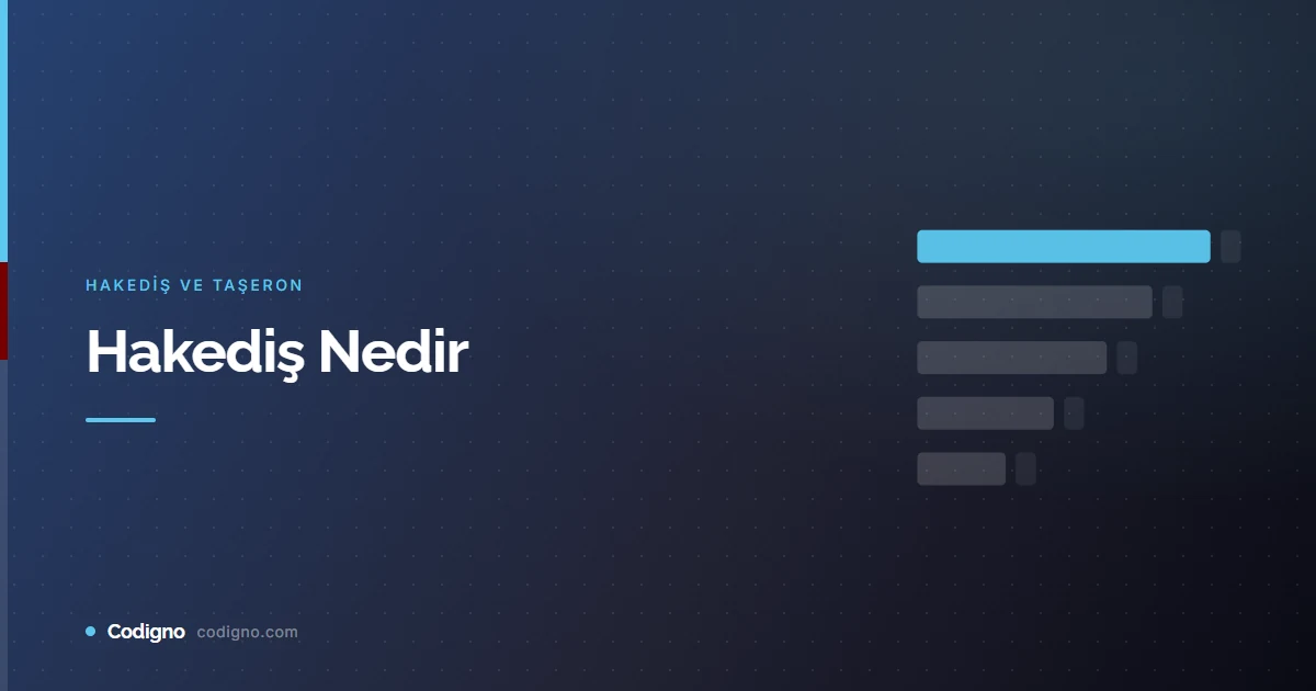 Hakediş Nedir