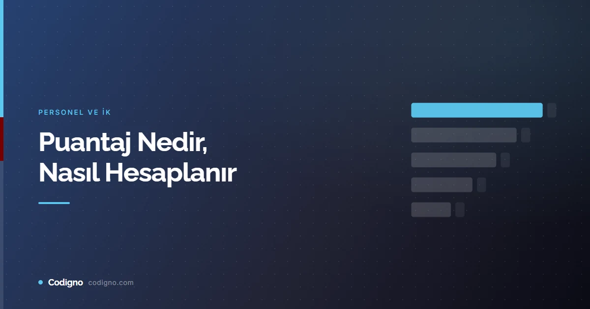 Puantaj Nedir, Nasıl Hesaplanır
