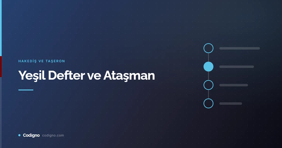 Yeşil Defter ve Ataşman